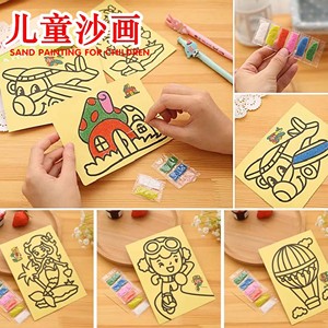 Juego de juguetes de dibujo de Arte de <span class=keywords><strong>arena</strong></span> con purpurina unisex Colores vibrantes para niños de 2 a 7 años - Product Image 2