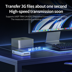 กล่องใส่ SSD <span class=keywords><strong>M</strong></span>.2 NVMe แบบ FIDECO Tool Free Usb 4 Thunderbolt 40Gbps RGB พร้อมพัดลมระบายความร้อน - Product Image 5