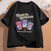 T-shirt à manches courtes col rond tendance sportive style anime, taille européenne adulte, en pur coton, pour le commerce transfrontalier