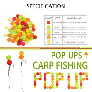 Appât artificiel flottant pour la pêche à la carpe, leurre à odeur de maïs, accessoires pour la pêche à la carpe - Product Image 2