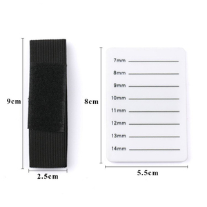 Palette organisatrice en acrylique pour extensions <span class=keywords><strong>de</strong></span> <span class=keywords><strong>cils</strong></span>, support pour faux <span class=keywords><strong>cils</strong></span>, palette <span class=keywords><strong>de</strong></span> colle à <span class=keywords><strong>cils</strong></span> en céramique avec ceinture - Product Image 5