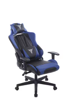 Fauteuil de Gaming Inclinable en Cuir PU, Nouveau Design Pivotant, avec Accoudoirs 2D, Réglage de Hauteur à Gaz 3 Classes, Base Racing Standard BIFMA pour Gamers