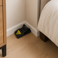 Piège à souris ABS ultra-sensible 10-20g à déclenchement rapide - Emballage individuel avec poignée dentelée pour maison, appartement, chambre