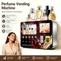Mini dispensador automático de fragancias inteligente, máquina expendedora de perfumes con pantalla táctil; acepta tarjetas de crédito y monedas, así como SDKs.