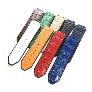 Correas de Reloj Híbridas de Cuero FKM Clásicas y Transpirables al por Mayor, 23x16x20mm, para Relojes Deportivos de Alta Calidad - Product Image 6