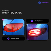 Feux arrière de style automobile pour Peugeot 206 207, clignotants LED, feux de freinage, feux de signalisation dynamiques, DRL, accessoires automobiles
