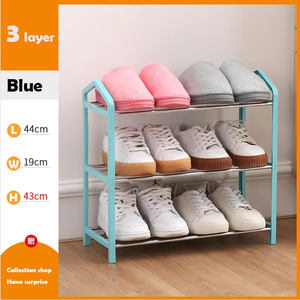 Zapatero Metálico de 3 Niveles Multifuncional y Desmontable, Fácil de Montar, Organizador de Zapatos - Product Image 4