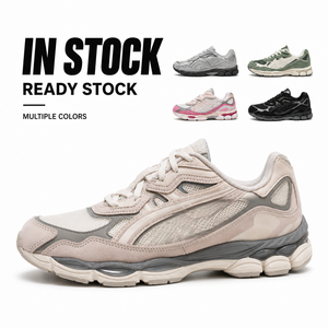 Zapatillas Deportivas Unisex con Amortiguación de Aire, Malla Transpirable y Gamuza, Diseño Retro de Suela Gruesa Multicapa, Listas para Enviar - Product Image 5