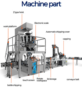 Otomatik Mini salatalık zeytin lahana turşu salamura cam şişe Kimchi kavanoz dolum kapaklama Metal içecek üretim hattı için - Product Image 3