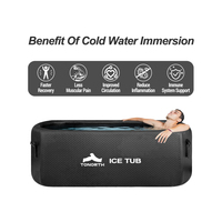 TOURUS OEM Baignoire à glace portable directe d'usine fabriquée en Chine Matériau PVC pour une utilisation en extérieur