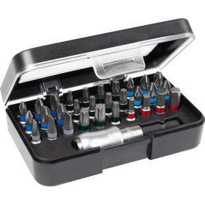 WIHA - 41131 Jeu d'embouts standard 1/4 ''en boîte avec clip de ceinture (31 pcs.) -EAN 4010995411312 INSERTS POUR VISSER LES EMBOUTS DE VISSAGE - Product Image 1