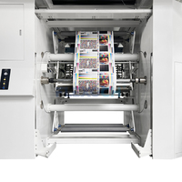 Máquina de Impresión Flexográfica CI de 6 Colores, Servoaccionamiento Completo, Sin Engranajes, 500m/Min, para Bolsas de Plástico de Embalaje de Alimentos, Películas de PE y BOPP