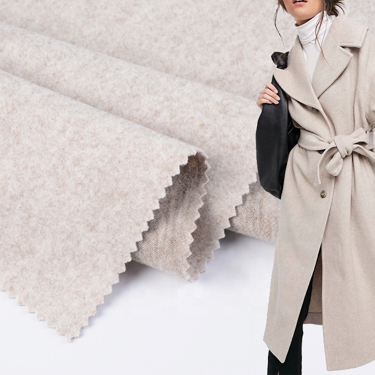 Горячая Распродажа осенне-зимняя модная однотонная вискозная полиэфирная трикотажная плоская ткань из Мелтона