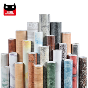Facile à installer Décoration de salle de bain <span class=keywords><strong>Papier</strong></span> <span class=keywords><strong>peint</strong></span> PVC auto-adhésif Motif de marbre marbré pâte murale Affiche murale - Product Image 4