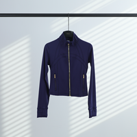 Vêtements de fitness et de yoga : Ensemble de yoga Aloe pour femme, veste taille haute, survêtement pour femme, legging de yoga de haute qualité, haut