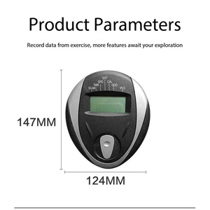 Moniteur de vélo d'exercice avec capteur de fréquence cardiaque, écran LCD, compteur de <span class=keywords><strong>vitesse</strong></span> et suivi de la fréquence cardiaque pour les vélos stationnaires - Product Image 3