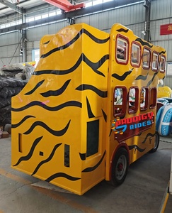 <span class=keywords><strong>Bus</strong></span> touristique à double étage de type London <span class=keywords><strong>Bus</strong></span>, à toit ouvert, alimenté par batterie, avec logo personnalisé, pour les centres de villégiature et les parcs - Product Image 2