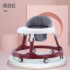 Girello per Bambini - Materiale in Tessuto e Lino, Telaio in Acciaio Inossidabile, Capacità di Carico 20KG, Pieghevole, per Bambini da 6 <span class=keywords><strong>Mesi</strong></span> <span class=keywords><strong>a</strong></span> <span class=keywords><strong>3</strong></span> Anni - Product Image 6