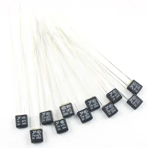 RH Thermal Fuse 75 80 85 102 105 115 120 125 130 135 140 145 150 C Degree 250V 2A Black Square Temperature Switch