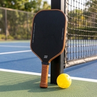 Raquette de pickleball en fibre de carbone T800, noyau en mousse de 16 mm, logo personnalisé, OEM, vente en gros, usine de raquettes de pickleball