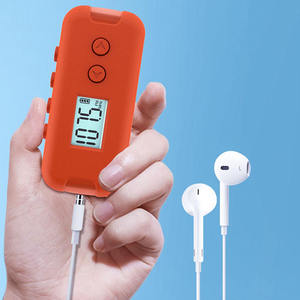 Rechargeable Factory Mini Portable FM Radio Lightweight with Digital Display Pocket One <b>Key</b> Search FM Radio Receiver Exam Use - Product Image 3