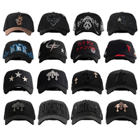 Casquettes de baseball sportives de haute qualité avec logo brodé 3D, ensemble de casquettes originales à 5 panneaux
