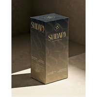 Cajas de Cartón Reutilizables de Alta Gama para Pequeñas Empresas, con Forro de Esponja, Carpetas Blancas de Kraft, Laminación Mate, Grabado en Relieve, para Cosméticos