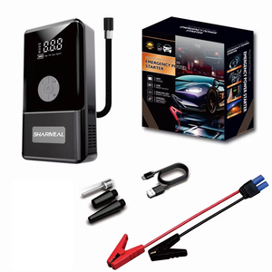 <span class=keywords><strong>Chargeur</strong></span> de <span class=keywords><strong>batterie</strong></span> de <span class=keywords><strong>voiture</strong></span> à courant de crête portable avec pompe à air et lumière LED démarreur de saut multifonction - Product Image 6