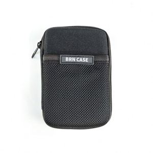 Estuche de Almacenamiento Ligero Totalmente Negro con Logotipo Personalizado para Auriculares y Cables - Product Image 1
