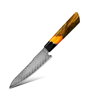 Cochillos de cocina มีดอเนกประสงค์4.7นิ้ว AUS10เชฟเมสเซอร์มีดดามัสกัสสะดองของจริง - Product Image 3