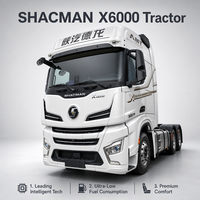 Camion tracteur Shacman X3000 6x4 remis à neuf, 600 CV, haute efficacité, camion tracteur d'occasion pour la logistique, Shacman X6000