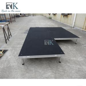 Scène avec jupes, plateforme portable, mobile, à quatre pieds, pour concert - Product Image 6