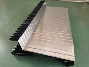 CNC Steel Armoured Bellows Cover Accordion Machine Telescopic Way Protective Guard Shield Cover