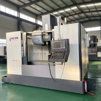 Centro de Mecanizado Vertical de Alta Precisión VMC1270, Fresadora CNC de Servicio Pesado, Husillo BT40, 24 Herramientas de Procesamiento