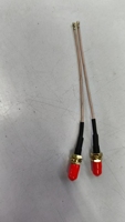 Connecteurs coaxiaux, connecteur mâle à angle droit, assemblage de câble