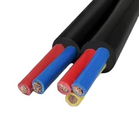 Câble électrique flexible OEM en TPU pour capteur haute température, isolation PVC, 4, 5, 6 conducteurs, fil chauffant