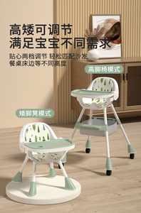 <span class=keywords><strong>Mini</strong></span> Doux Highback Nodic Plateau Réglable Pliable Enfant Portable Dîner Haute Sécurité <span class=keywords><strong>Rehausseur</strong></span> Siège Bébé Allaitement Chaise - Product Image 4