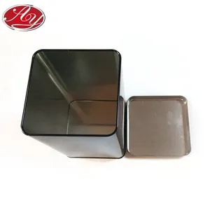 Good Quality Packing Coffee Tin Box For Export Square Metal Box
