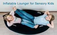 Peapod gonflable confortable confortable calmer soulagement sensoriel Compression chaise gonflable avec pompe à air pour les enfants autistes