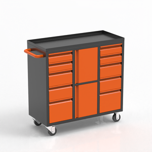 Heavy-Duty Metal Workshop <b>Tool</b> Storage Cabinet with 10 <b>Drawers</b> OEM Customizable - Product Image 4