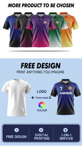 Magliette da calcio a righe nere sublimate in Jersey Casual retrò 100% poliestere a manica corta ad asciugatura rapida moda di alta qualità - Product Image 6