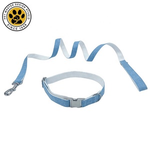 SinSky tinta unita eco-friendly canapa per animali domestici guinzaglio collare per cani Set guinzaglio per cani con guinzaglio abbinato e set di fibbia per imbracatura - Product Image 3