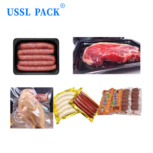 Máquina de Sellado de Bandejas con Alimentación Automática de Doble Rollo de Film DLZ-520AM para Plantas de Procesamiento de Carne, Controlada por HMI, Tipo Suspendido - Product Image 6