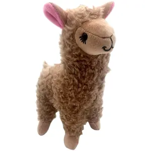 Cpc מותאם אישית לוגו יפה קטיף צעצוע ולנטיין יום alpaca צעצועים ממולאים בעלי חיים ממולא alpaca צעצוע plush