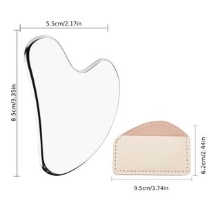 Private Label in acciaio inox Guasha viso occhio Guasha cura della pelle massaggiatore viso <span class=keywords><strong>Gua</strong></span> Sha strumento di bellezza - Product Image 2