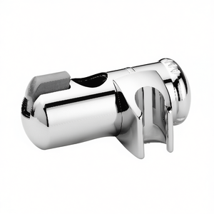 Support coulissant en ABS chromé pour tringle de rideau de douche de 25 mm, longueur 12,5 cm - Product Image 3