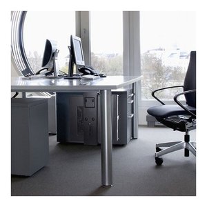 Supporto pour ordinateur de bureau Cpu Sotto Scrivania Parete Regolabile Noir 10 Kg ICA CS 66 - Product Image 5