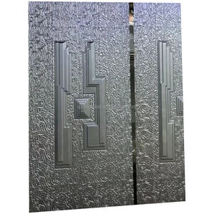 <span class=keywords><strong>Peau</strong></span> de porte en acier Métal 4 panneaux Panneau de porte de garage <span class=keywords><strong>Double</strong></span> Portes Designs Bobine d'acier - Product Image 3