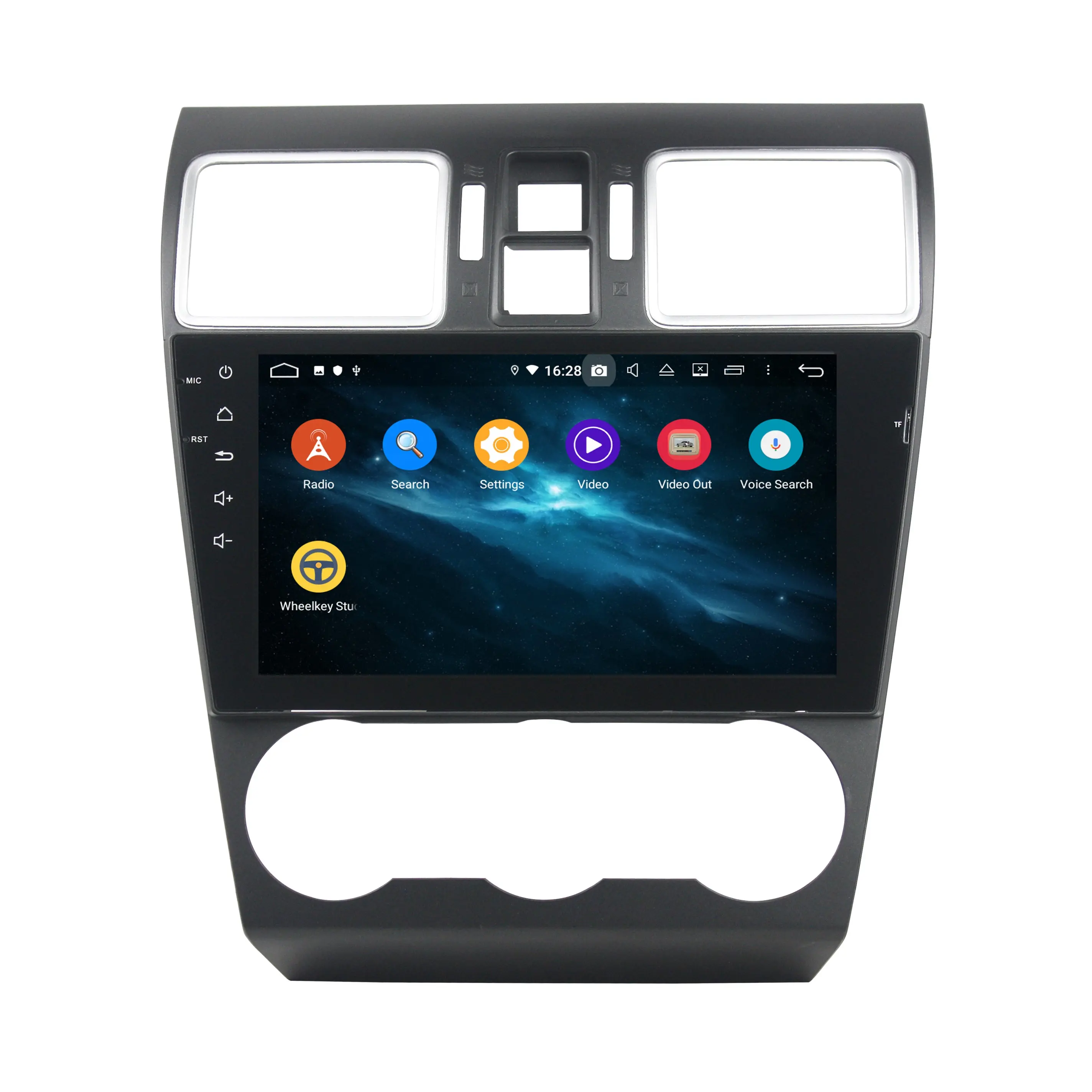 Klyde KD-1964 android 9 plein écran tactile lecteur vidéo de voiture pour XV Forester Impreza 2015 à 2018 voiture cd dvd lecteur multimédia