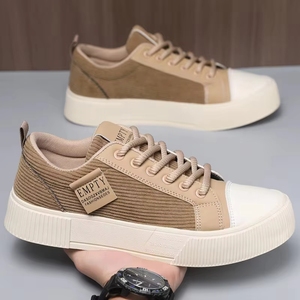 Nuevas zapatillas deportivas transpirables de primavera para hombre, de corte bajo, con suela de goma gruesa, parte superior de malla ligera, para deportes al aire libre. - Product Image 2